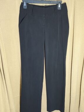 My Michelle Black Straight-Leg Dress Pants